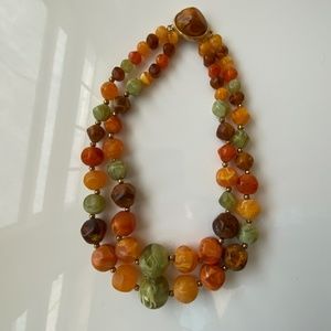 18" beaded necklace